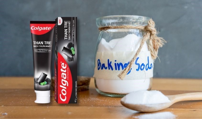 Kem đánh răng kết hợp baking soda