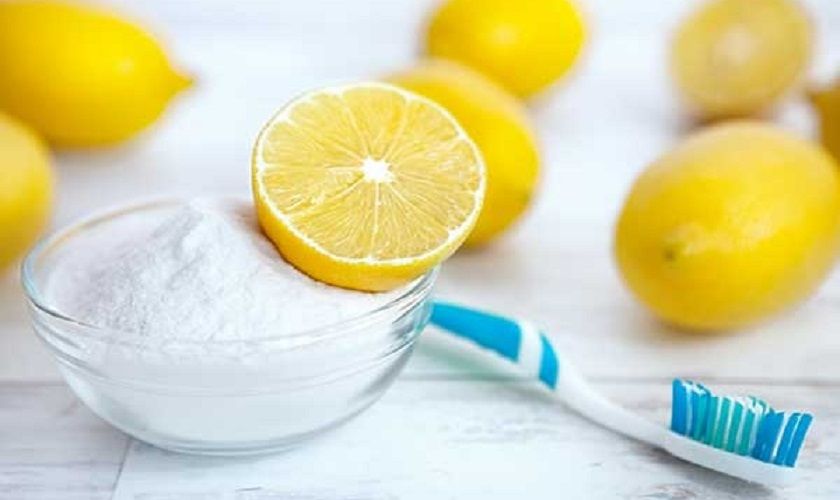 Chanh kết hợp kem đánh răng