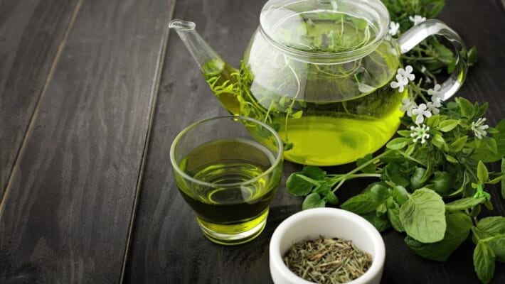 Thành phần của lá chè xanh