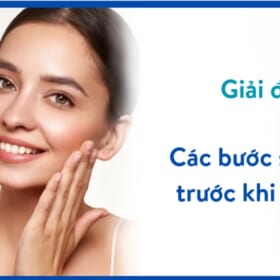 các bước skincare trước khi makeup