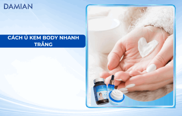 Kiểm tra kem ủ body lên tay trước khi thoa lên toàn thân